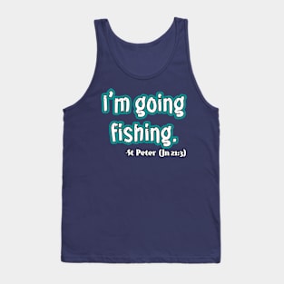 Fishing with St Peter Tank Top